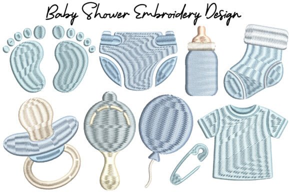 Baby Shower Embroidery Design Bundle Review for Business Use