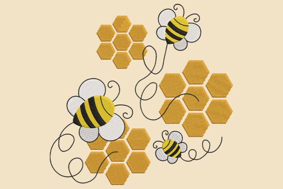 Buzzin Bee Honeycomb Embroidery Design Review for Seasonal Use