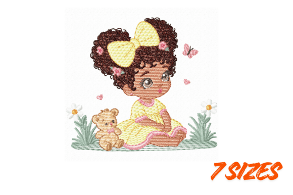 Cute Girl Teddy Embroidery Design Set Review for Real Projects