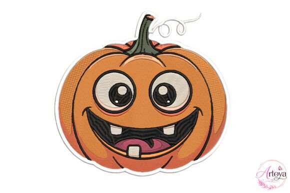 Cute Halloween Pumpkin Embroidery Design Review for Craft Fairs