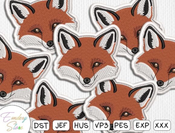 Fox Patch Embroidery Design Review for Apparel Projects