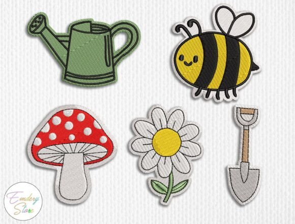 Garden Spring Embroidery Patch Set Review for Small Business Use