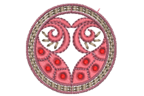 Intricate Circular Ornament Embroidery: A Designer’s Perspective