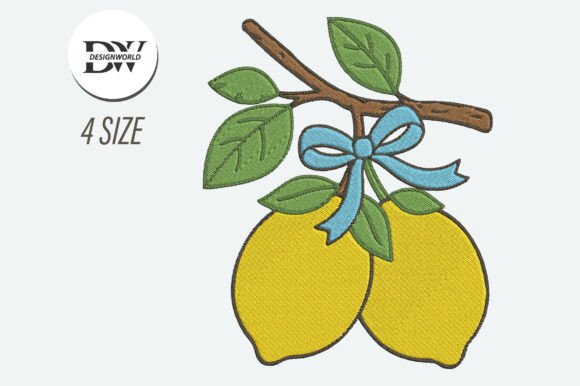Lemon Bow Embroidery Design Review: A Playful Addition to Your Stitch Collection