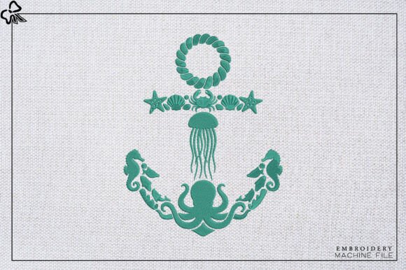 Nautical Ocean Life Anchor Embroidery Review