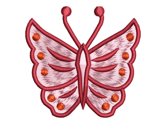 Pink Butterfly Embroidery Design Review for Apparel Projects