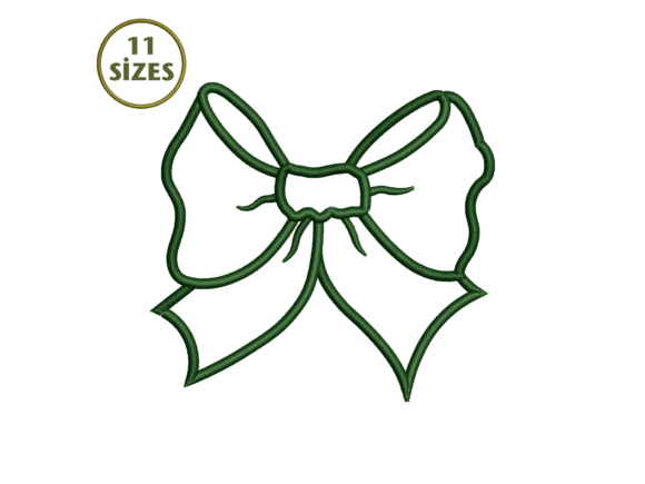 Ribbon Bow Applique Embroidery Design: A Seller's Perspective
