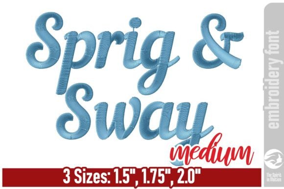 Sprig Sway Script Embroidery Font - M Review for Handmade Gift Creators