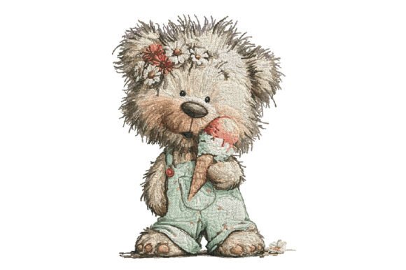 Whimsical Teddy Bear Embroidery Design Review